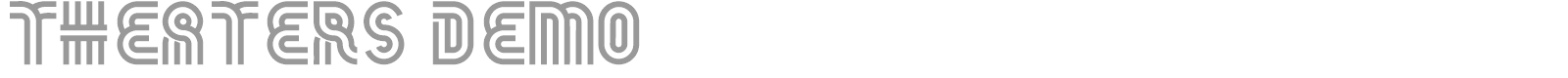 Theaters font preview